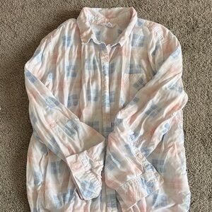Women’s  Pastel Plaid Shirt